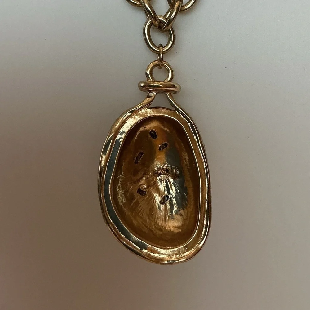 Lauren Ralph Lauren Vintage Rose Charm Pendant Necklace